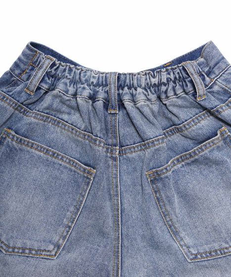 ダメージデニムショートパンツ[商品：PN25T-001] - PUNYUS