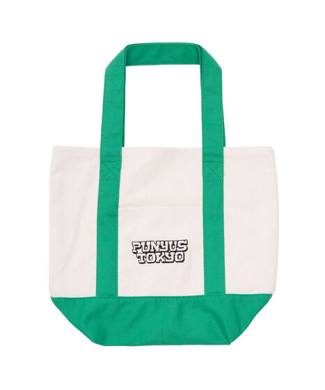 ロゴ刺繍キャンバスミニトートバッグ[商品：PN25T-008] - PUNYUS