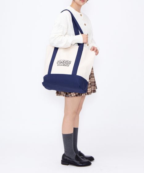 ロゴ刺繍キャンバストートバッグ[商品：PN25T-009] - PUNYUS Online