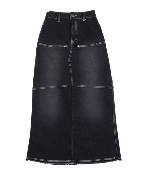 デザインデニムロングスカート[商品：PN26AW-003] - PUNYUS Online