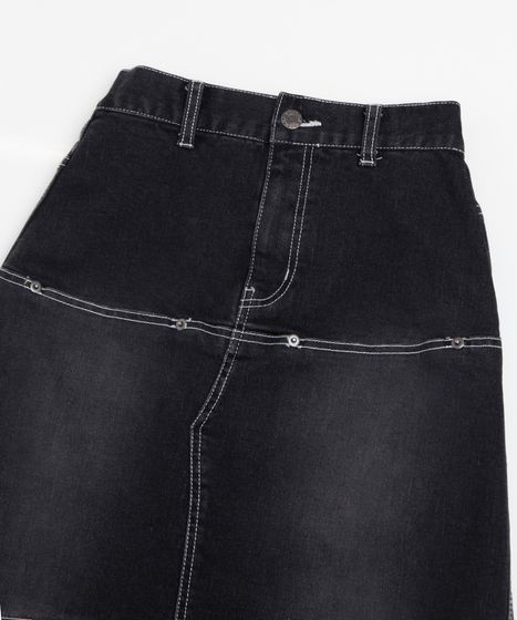 デザインデニムロングスカート[商品：PN26AW-003] - PUNYUS Online