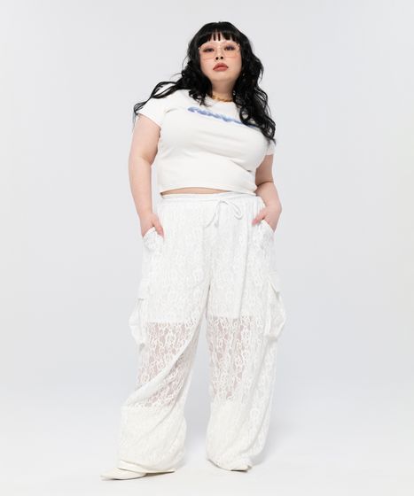 レースカーゴパンツ[商品：PN26AW-008] - PUNYUS Online Store / 公式通販