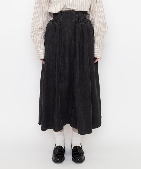 サイドゴムフレアスカート[商品：PN26AW-011] - PUNYUS Online Store