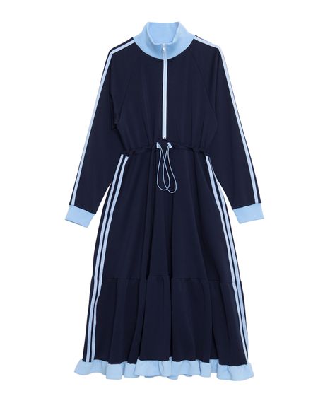 フリルジャージワンピース[商品：PN26AW-017] - PUNYUS Online Store