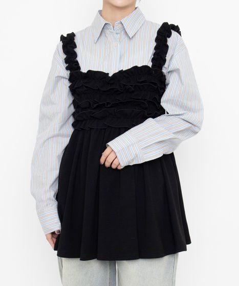 フリルミニキャミワンピース[商品：PN26AW-020] - PUNYUS Online Store