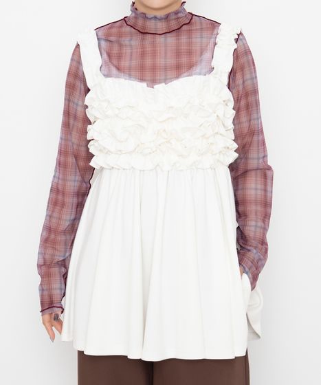 フリルミニキャミワンピース[商品：PN26AW-020] - PUNYUS Online Store