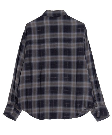オンブレチェックシャツ[商品：PN26AW-021] - PUNYUS Online Store