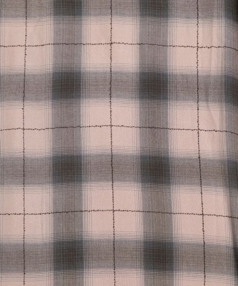 オンブレチェックシャツ[商品：PN26AW-021] - PUNYUS Online Store