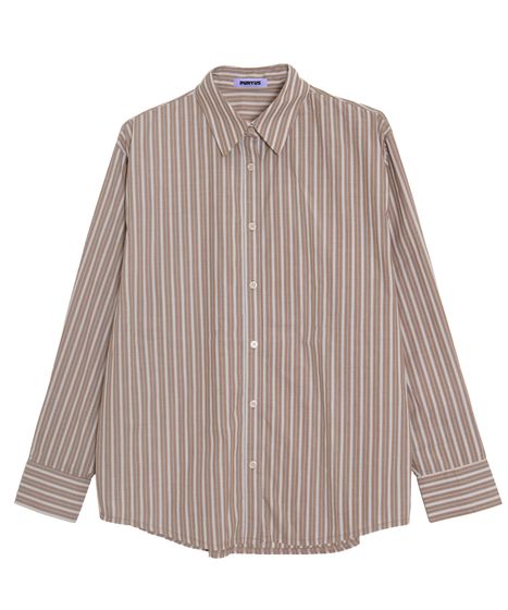 ベーシックストライプシャツ[商品：PN26AW-022] - PUNYUS Online Store