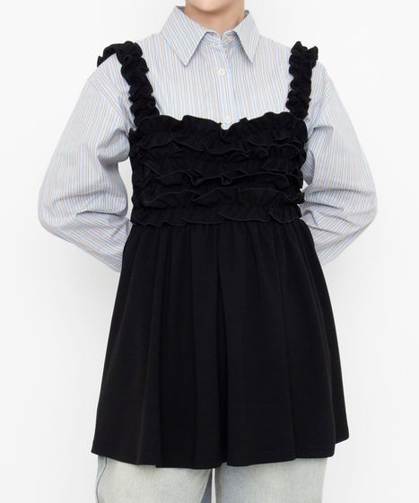 ベーシックストライプシャツ[商品：PN26AW-022] - PUNYUS Online Store