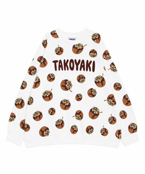 フード総柄スウェット[商品：PN26AW-100] - PUNYUS Online Store 