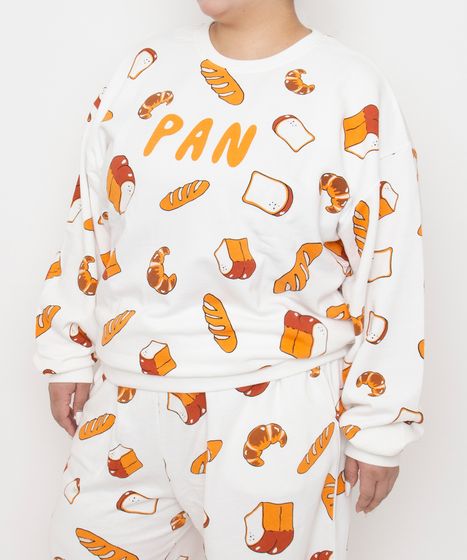 フード総柄スウェット[商品：PN26AW-100] - PUNYUS Online Store 