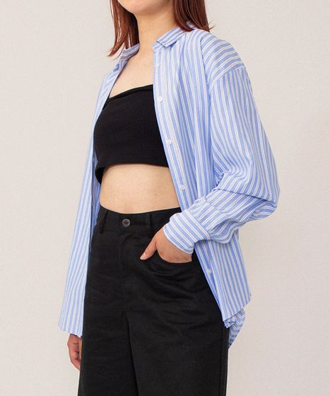 キャンディストライプシャツ[商品：PN26SS-001] - PUNYUS Online Store