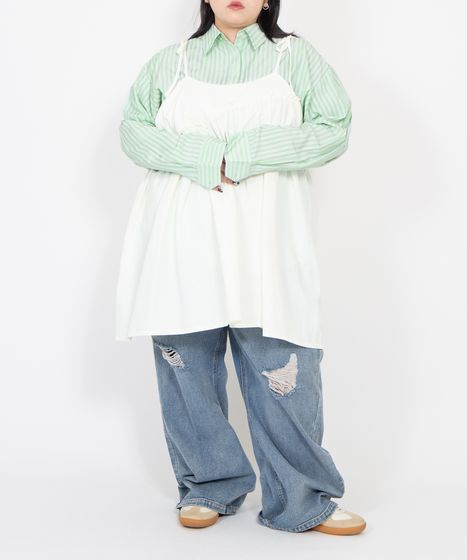 キャンディストライプシャツ[商品：PN26SS-001] - PUNYUS Online Store
