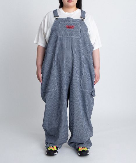 ロゴ刺繍デニムオーバーオール[商品：PN26SS-002] - PUNYUS Online