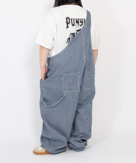 ロゴ刺繍デニムオーバーオール[商品：PN26SS-002] - PUNYUS Online