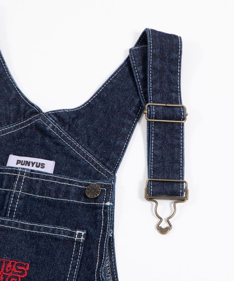 ロゴ刺繍デニムオーバーオール[商品：PN26SS-002] - PUNYUS Online