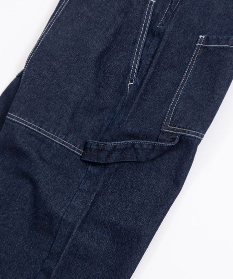 ロゴ刺繍デニムオーバーオール[商品：PN26SS-002] - PUNYUS Online