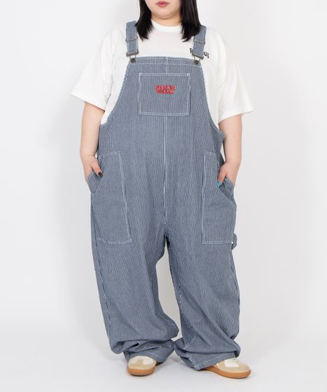 ロゴ刺繍デニムオーバーオール[商品：PN26SS-002] - PUNYUS Online