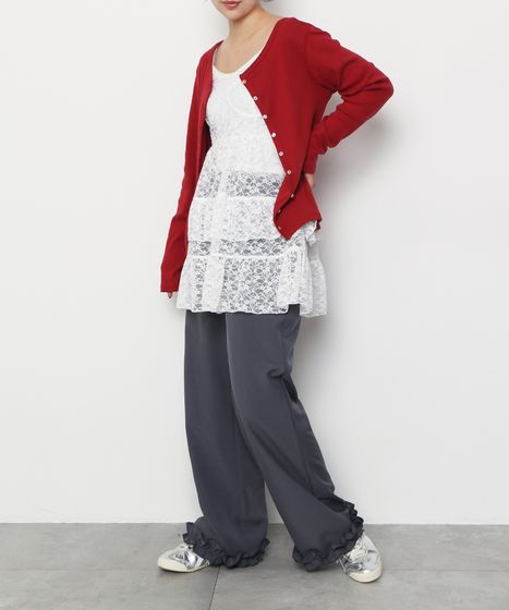 レースミニキャミワンピース[商品：PN26SS-003] - PUNYUS Online Store