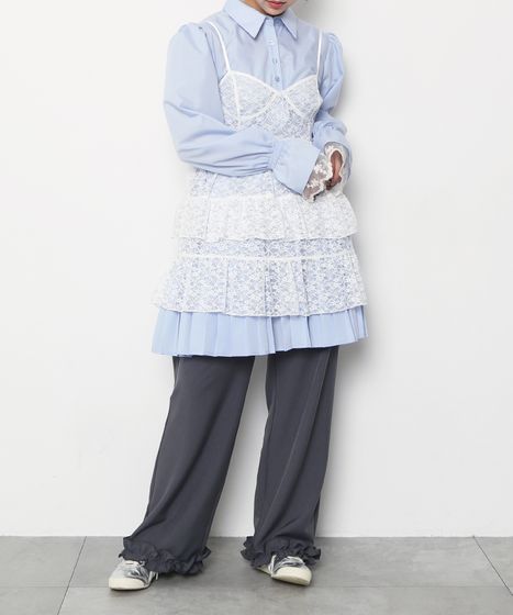 レースミニキャミワンピース[商品：PN26SS-003] - PUNYUS Online Store