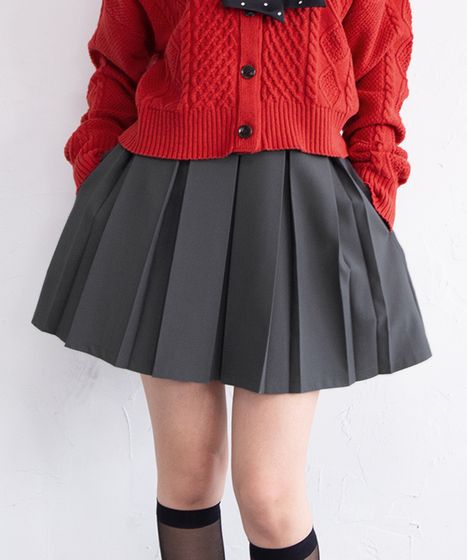 ボックスプリーツミニスカート[商品：PN26SS-005] - PUNYUS Online