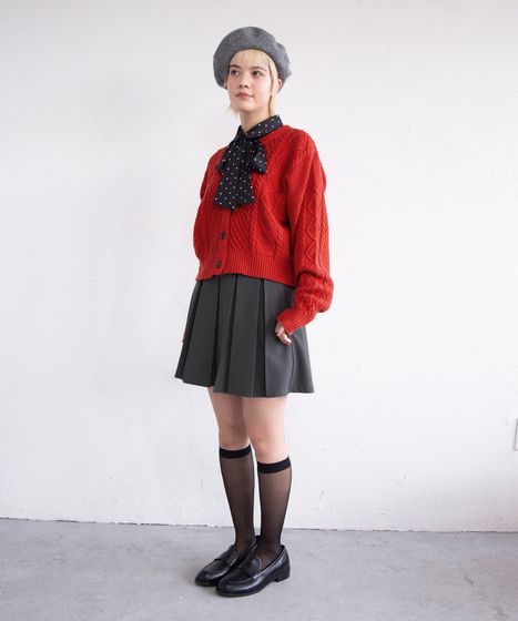 ボックスプリーツミニスカート[商品：PN26SS-005] - PUNYUS Online