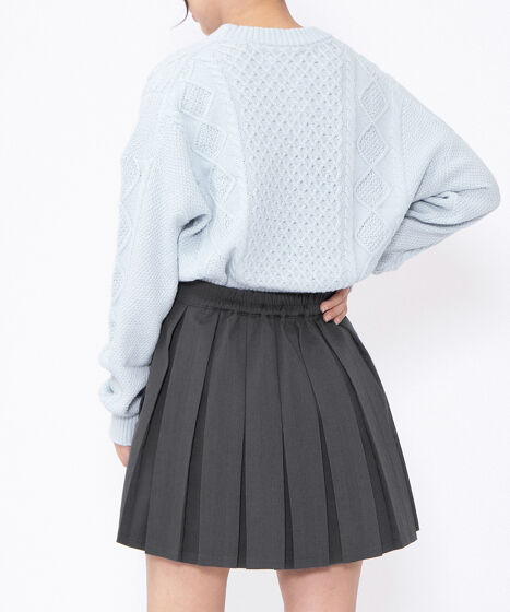 ボックスプリーツミニスカート[商品：PN26SS-005] - PUNYUS Online