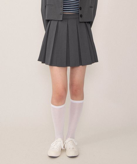 ボックスプリーツミニスカート[商品：PN26SS-005] - PUNYUS Online