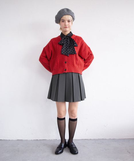 ボックスプリーツミニスカート[商品：PN26SS-005] - PUNYUS Online