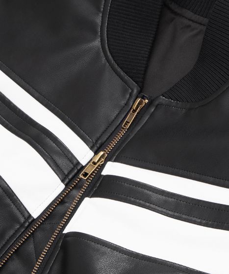 合皮ラインブルゾン[商品：PN26SS-006] - PUNYUS Online Store / 公式通販
