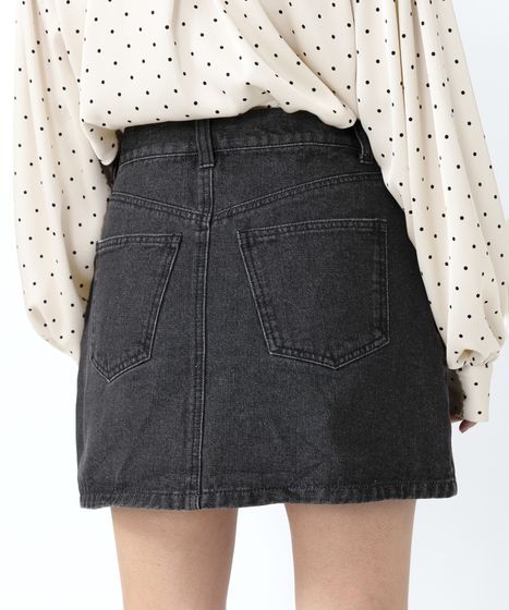 台形デニムミニスカート[商品：PN26SS-007] - PUNYUS Online Store