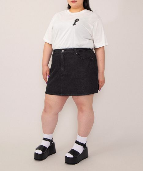 台形デニムミニスカート[商品：PN26SS-007] - PUNYUS Online Store