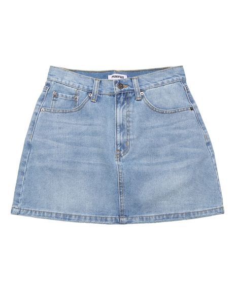 台形デニムミニスカート[商品：PN26SS-007] - PUNYUS Online Store
