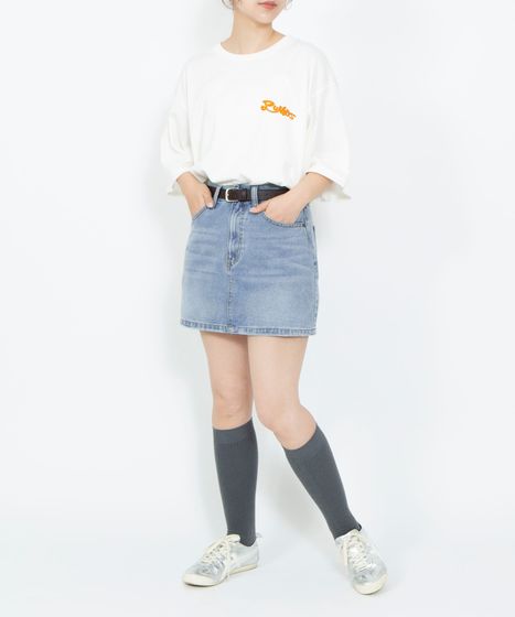 SCULPTOR デニムミニスカート S 台形デニムミニスカート[商品：PN26SS-007] - PUNYUS Online Store
