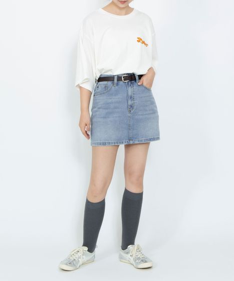 台形デニムミニスカート[商品：PN26SS-007] - PUNYUS Online Store