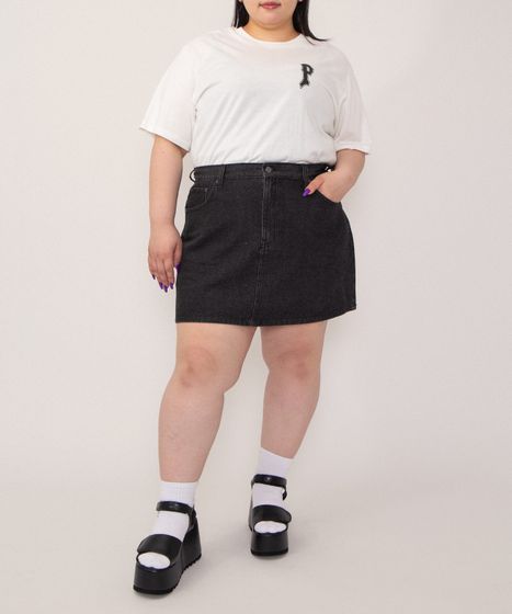 台形デニムミニスカート[商品：PN26SS-007] - PUNYUS Online Store