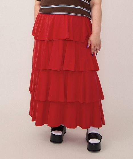 ティアードロングスカート[商品：PN26SS-009] - PUNYUS Online Store