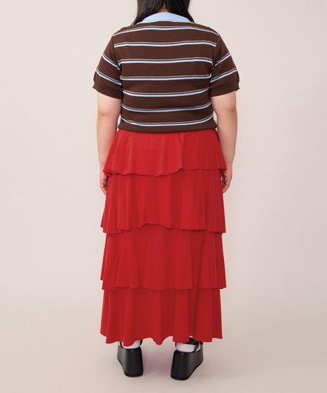 ティアードロングスカート[商品：PN26SS-009] - PUNYUS Online Store