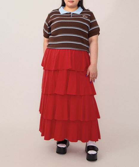 ✨土日祝限定値下げ中✨ Rossa スカート新品未使用 ティアードロングスカート[商品：PN26SS-009] - PUNYUS Online Store