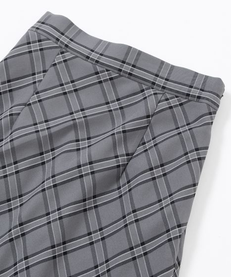 チェック柄ロングスカート[商品：PN26SS-010] - PUNYUS Online Store