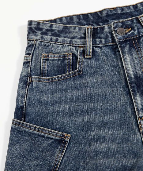 サイドポケットバレルデニムパンツ[商品：PN26SS-013] - PUNYUS Online