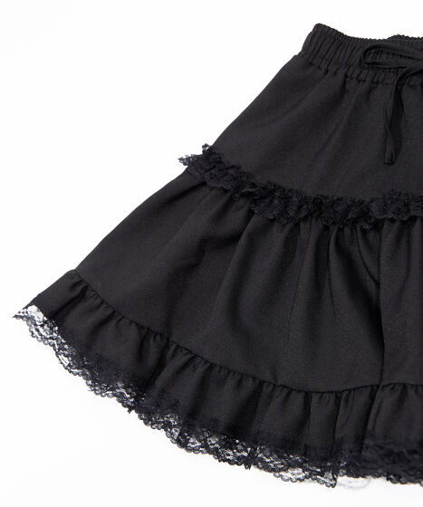 レースティアードミニスカート[商品：PN26SS-016] - PUNYUS Online