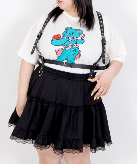 レースティアードミニスカート[商品：PN26SS-016] - PUNYUS Online