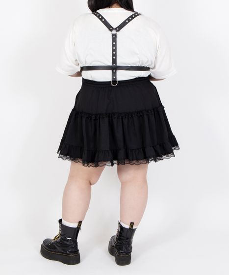 レースティアードミニスカート[商品：PN26SS-016] - PUNYUS Online