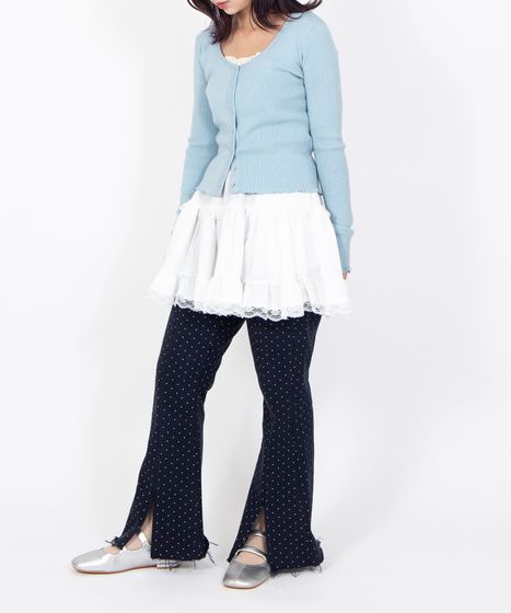 レースティアードミニスカート[商品：PN26SS-016] - PUNYUS Online