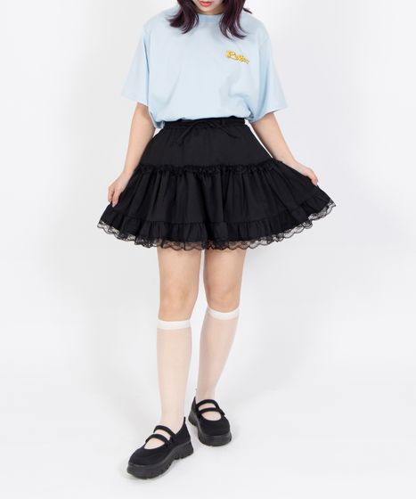 レースティアードミニスカート[商品：PN26SS-016] - PUNYUS Online