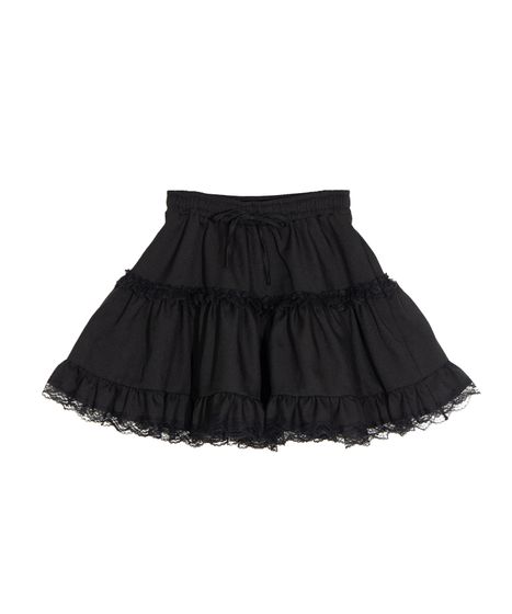 レースティアードミニスカート[商品：PN26SS-016] - PUNYUS Online