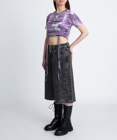 デザインデニムハーフパンツ[商品：PN26SS-017] - PUNYUS Online Store