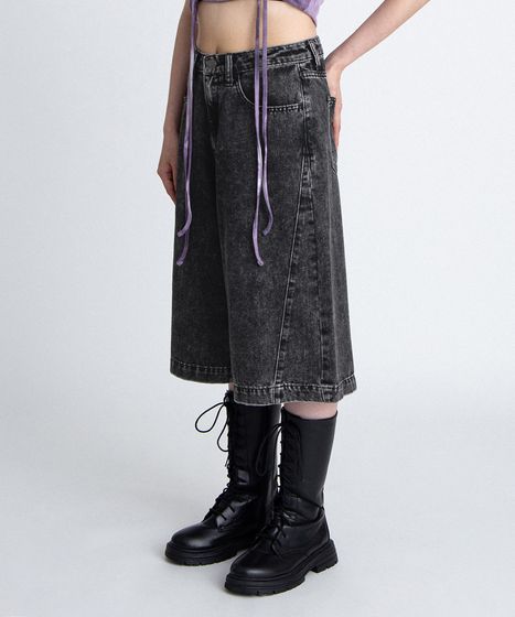 デザインデニムハーフパンツ[商品：PN26SS-017] - PUNYUS Online Store